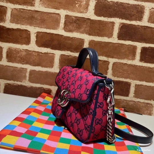 Hyper Peter Bag Top GG GUCCI Marmont Handle Mini 0825